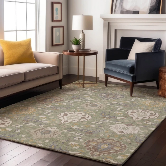 Dalyn Tabrook Green TB4 5ft. x 7ft.6in. Rug