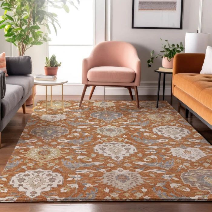 Dalyn Tabrook Orange TB4 5ft. x 7ft.6in. Rug