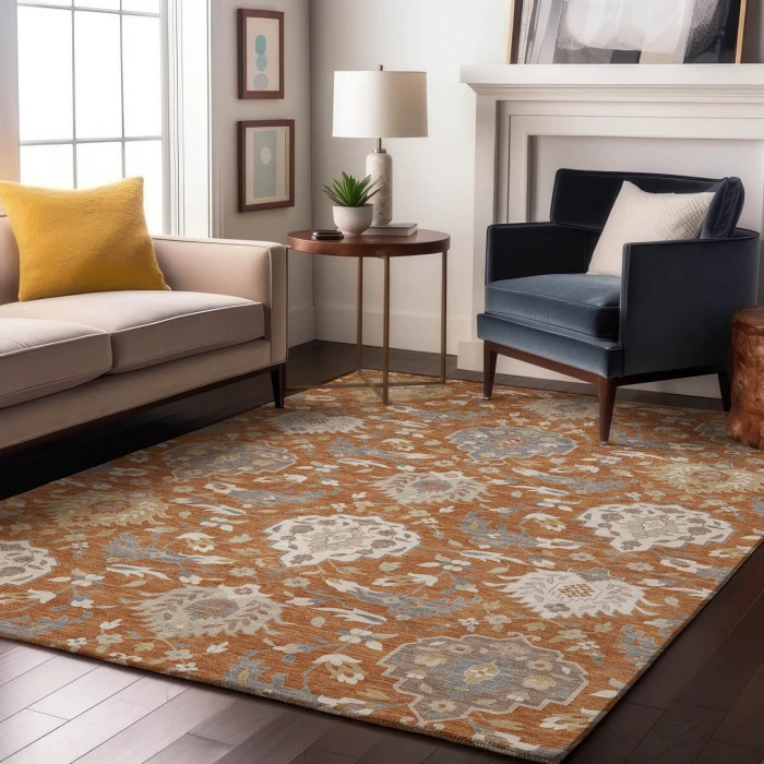 Dalyn Tabrook Orange TB4 5ft. x 7ft.6in. Rug