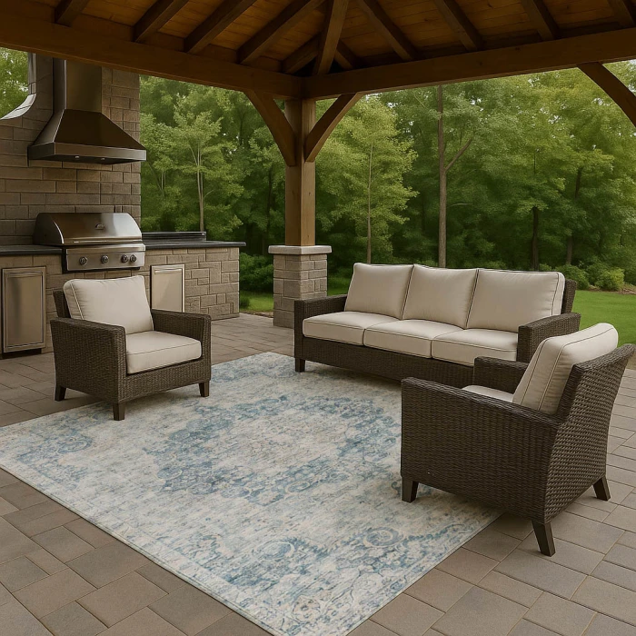 Dalyn Tabrook Blue TB5 2ft.6in. x 3ft.10in. Rug