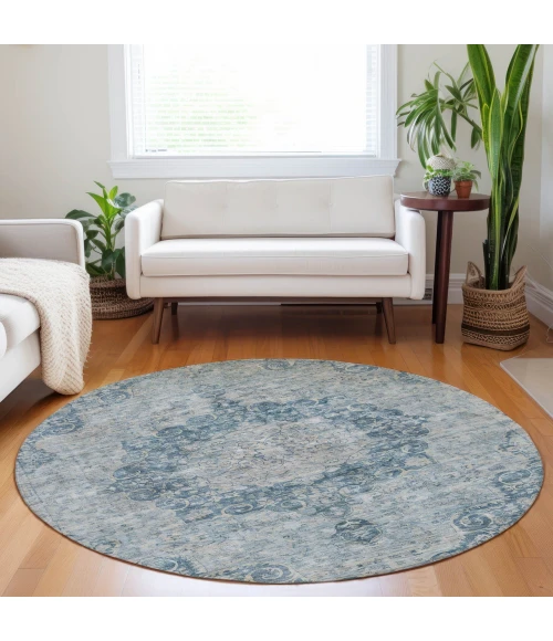 Dalyn Tabrook Blue TB5 8ft. x 8ft. Rug