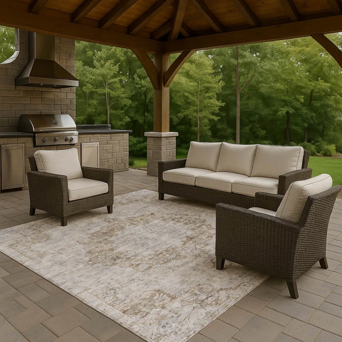 Dalyn Tabrook Brown TB5 3ft. x 5ft. Rug