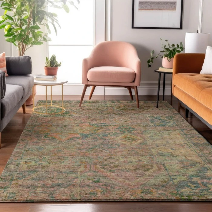 Dalyn Tabrook Pink TB6 2ft.6in. x 3ft.10in. Rug