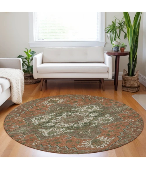 Dalyn Tabrook Orange TB9 8ft. x 8ft. Rug