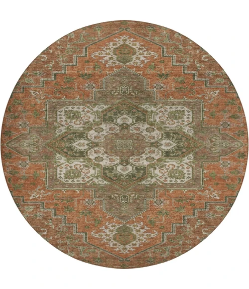 Dalyn Tabrook Orange TB9 8ft. x 8ft. Rug