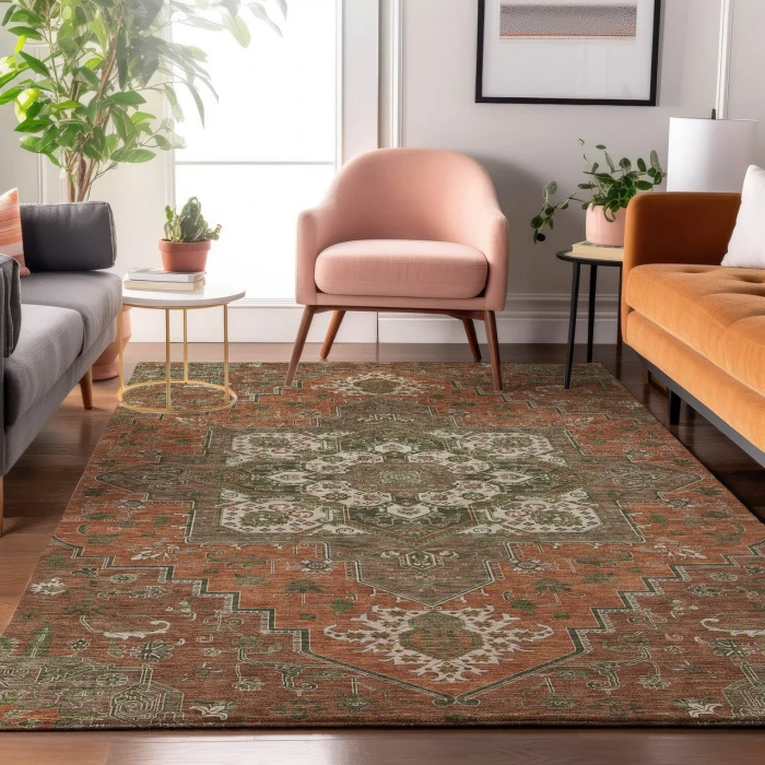 Dalyn Tabrook Orange TB9 8ft. x 10ft. Rug