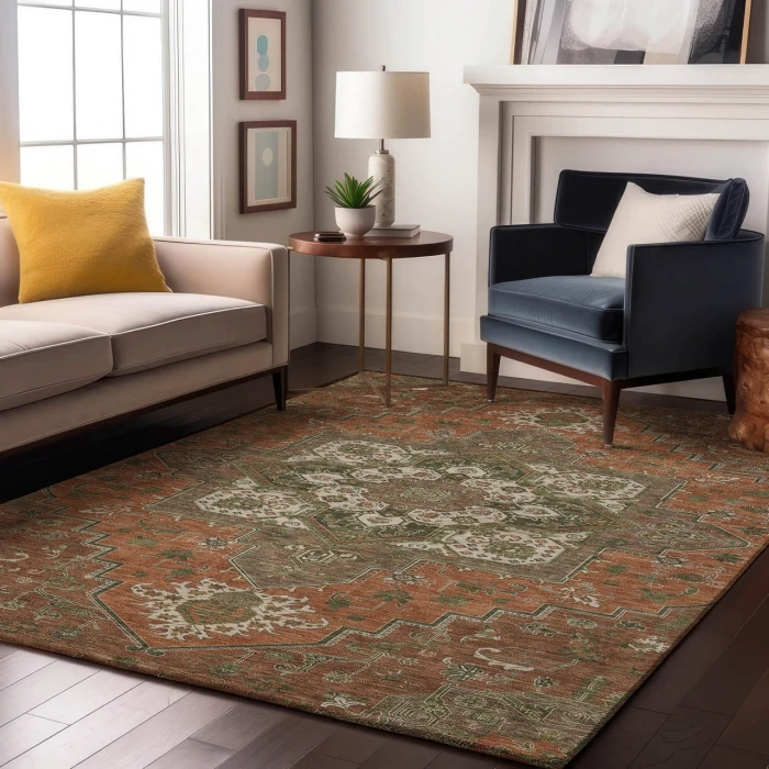 Dalyn Tabrook Orange TB9 8ft. x 10ft. Rug