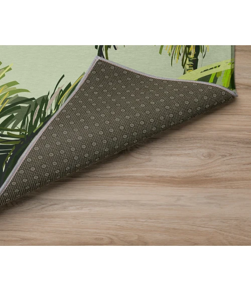 Dalyn Indoor/Outdoor Tropics TC10 Aloe Washable 8' x 8' Round Rug