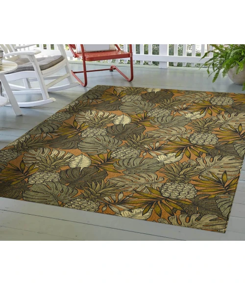 Dalyn Indoor/Outdoor Tropics TC11 Clay Washable 2'6" x 3'10" Rug