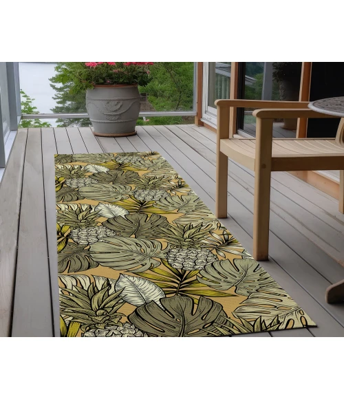 Dalyn Indoor/Outdoor Tropics TC11 Clay Washable 2'3" x 7'6" Runner Rug