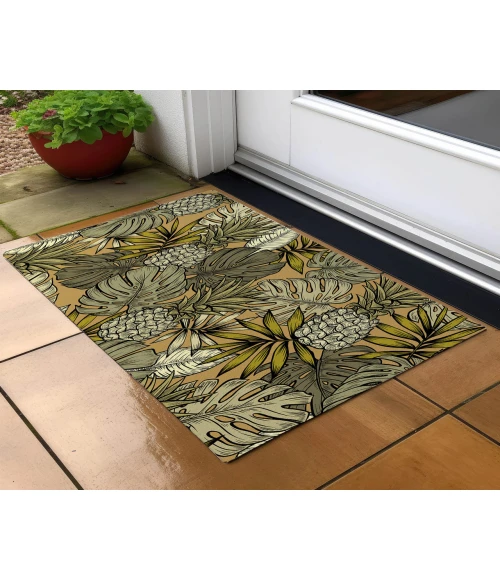 Dalyn Indoor/Outdoor Tropics TC11 Clay Washable 1'8" x 2'6" Rug