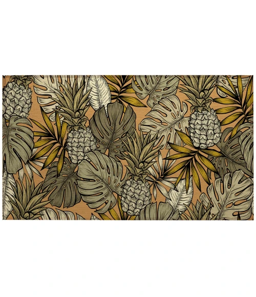 Dalyn Indoor/Outdoor Tropics TC11 Clay Washable 1'8" x 2'6" Rug