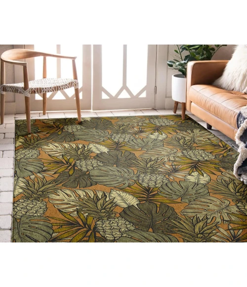 Dalyn Indoor/Outdoor Tropics TC11 Clay Washable 2'6" x 3'10" Rug