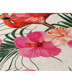 Dalyn Indoor/Outdoor Tropics TC12 Ivory Washable 8' x 8' Round Rug