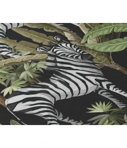 Dalyn Indoor/Outdoor Tropics TC13 Black Washable 8' x 8' Round Rug