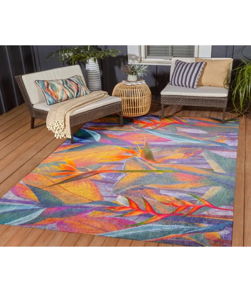Dalyn Indoor/Outdoor Tropics TC14 Passion Washable 2'6" x 3'10" Rug