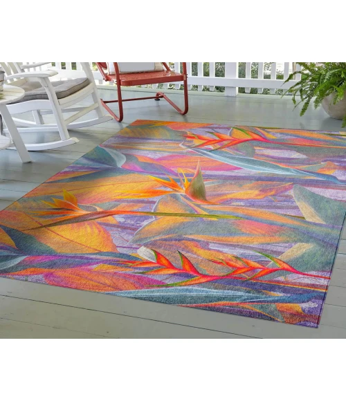Dalyn Indoor/Outdoor Tropics TC14 Passion Washable 2'6" x 3'10" Rug