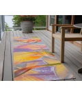 Dalyn Indoor/Outdoor Tropics TC14 Passion Washable 2'3" x 7'6" Runner Rug
