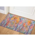 Dalyn Indoor/Outdoor Tropics TC14 Passion Washable 1'8" x 2'6" Rug