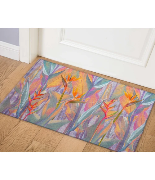 Dalyn Indoor/Outdoor Tropics TC14 Passion Washable 1'8" x 2'6" Rug