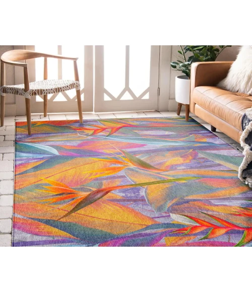 Dalyn Indoor/Outdoor Tropics TC14 Passion Washable 2'6" x 3'10" Rug