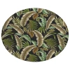 Dalyn Indoor/Outdoor Tropics TC1 Black Washable 8' x 8' Round Rug
