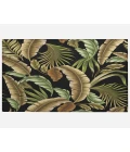 Dalyn Indoor/Outdoor Tropics TC1 Black Washable 1'8" x 2'6" Rug