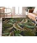 Dalyn Indoor/Outdoor Tropics TC1 Black Washable 2'6" x 3'10" Rug