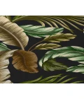 Dalyn Indoor/Outdoor Tropics TC1 Black Washable 8' x 8' Round Rug