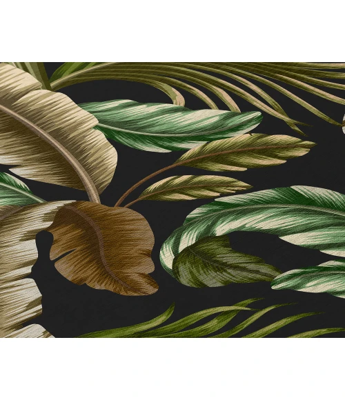 Dalyn Indoor/Outdoor Tropics TC1 Black Washable 8' x 8' Round Rug