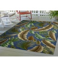 Dalyn Indoor/Outdoor Tropics TC1 Indigo Washable 10' x 14' Rug