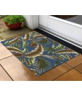 Dalyn Indoor/Outdoor Tropics TC1 Indigo Washable 1'8" x 2'6" Rug