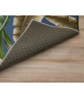 Dalyn Indoor/Outdoor Tropics TC1 Indigo Washable 8' x 8' Round Rug