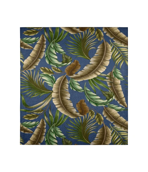 Dalyn Indoor/Outdoor Tropics TC1 Indigo Washable 10' x 14' Rug