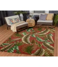 Dalyn Indoor/Outdoor Tropics TC1 Paprika Washable 10' x 14' Rug