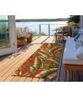 Dalyn Indoor/Outdoor Tropics TC1 Paprika Washable 2'3" x 7'6" Runner Rug