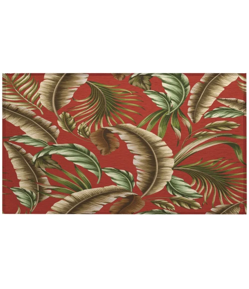 Dalyn Indoor/Outdoor Tropics TC1 Paprika Washable 1'8" x 2'6" Rug