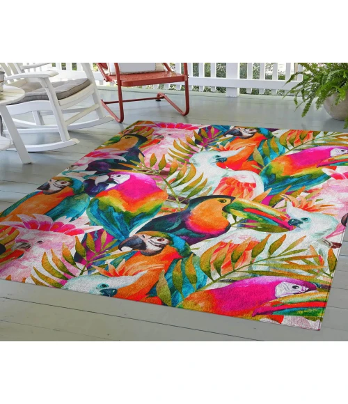Dalyn Indoor/Outdoor Tropics TC5 Confetti Washable 2'6" x 3'10" Rug
