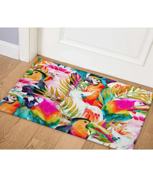 Dalyn Indoor/Outdoor Tropics TC5 Confetti Washable 1'8" x 2'6" Rug