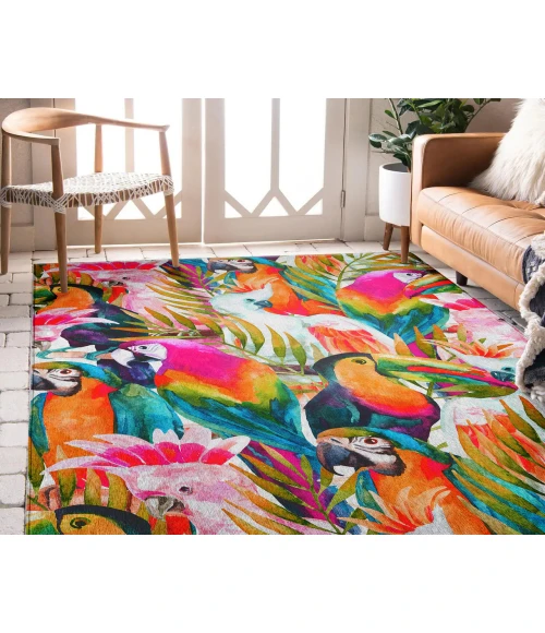 Dalyn Indoor/Outdoor Tropics TC5 Confetti Washable 2'6" x 3'10" Rug