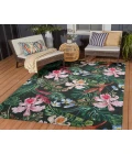 Dalyn Indoor/Outdoor Tropics TC6 Black Washable 9' x 12' Rug