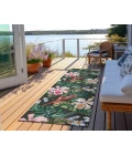Dalyn Indoor/Outdoor Tropics TC6 Black Washable 2'3" x 7'6" Runner Rug