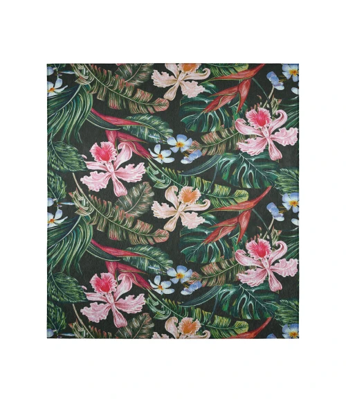 Dalyn Indoor/Outdoor Tropics TC6 Black Washable 9' x 12' Rug