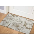 Dalyn Indoor/Outdoor Tropics TC7 Grey Washable 1'8" x 2'6" Rug