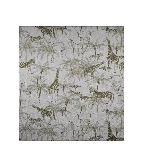 Dalyn Indoor/Outdoor Tropics TC7 Grey Washable 10' x 14' Rug