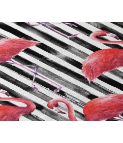 Dalyn Indoor/Outdoor Tropics TC9 Black Washable 8' x 8' Round Rug