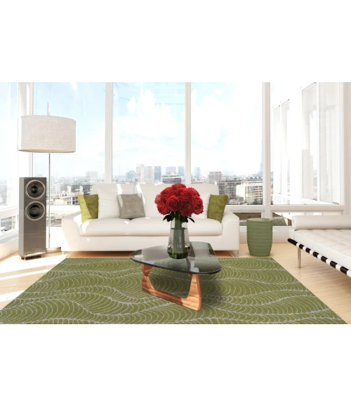 Dalyn Tempo TP523 Lime Zest Area Rug 9 ft. 6 X 13 ft. 2 Rectangle