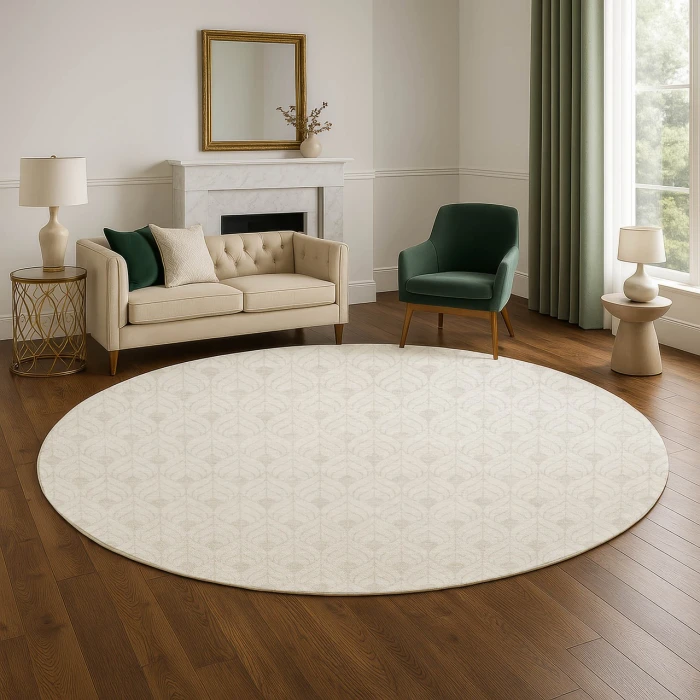 Dalyn The Reserve Ivory TR10 8ft. x 8ft. Rug