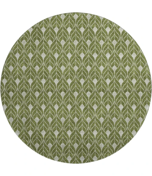 Dalyn The Reserve Green TR10 8ft. x 8ft. Rug