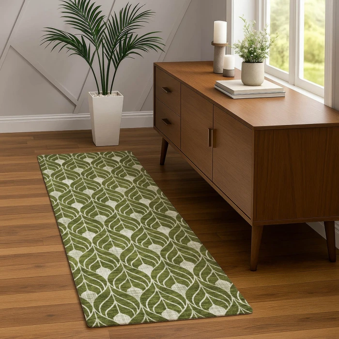 Dalyn The Reserve Green TR10 2ft.3in. x 7ft.6in. Rug